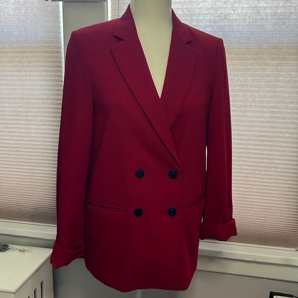(2 pieces)TopShop over sized Double Breasted pant suit. Size US 2.